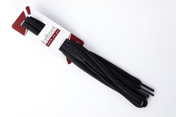 Shoelace black - for Bern, Zürich, Magadino, Gandria, Maloja, Silvaplana, Caslano