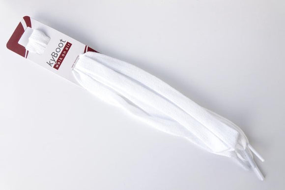 Shoelace white - for Nyon Black & Red, Carouge Blue & Sand